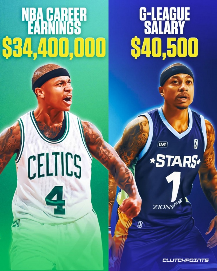 曾拒7000万合同!小托马斯G联赛薪水4.05万 NBA生涯共挣3440万